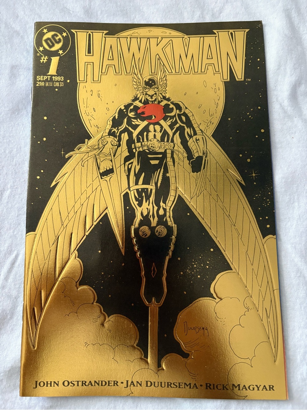 Adventures of Superman #501, Hawkman #1 Gold Foil, DC comics bundle